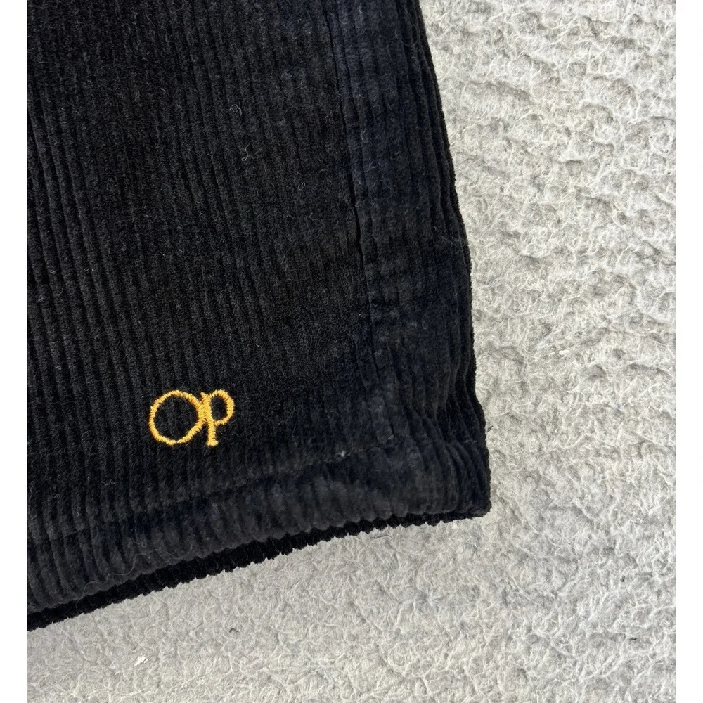 Vintage Ocean Pacific Longriders Corduroy Shorts Mens 38 Black  Made in USA FLAW